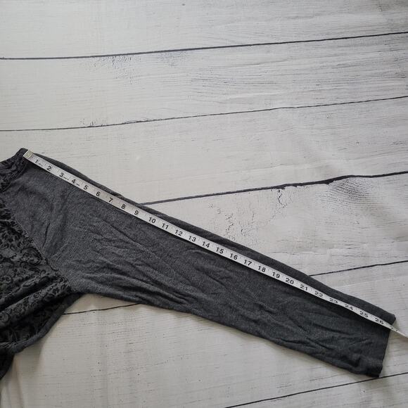 SOMA Size XL Divine Terry Raglan Sleeve Tunic Wallpaper Mini Quartz Feminine - Picture 6 of 9